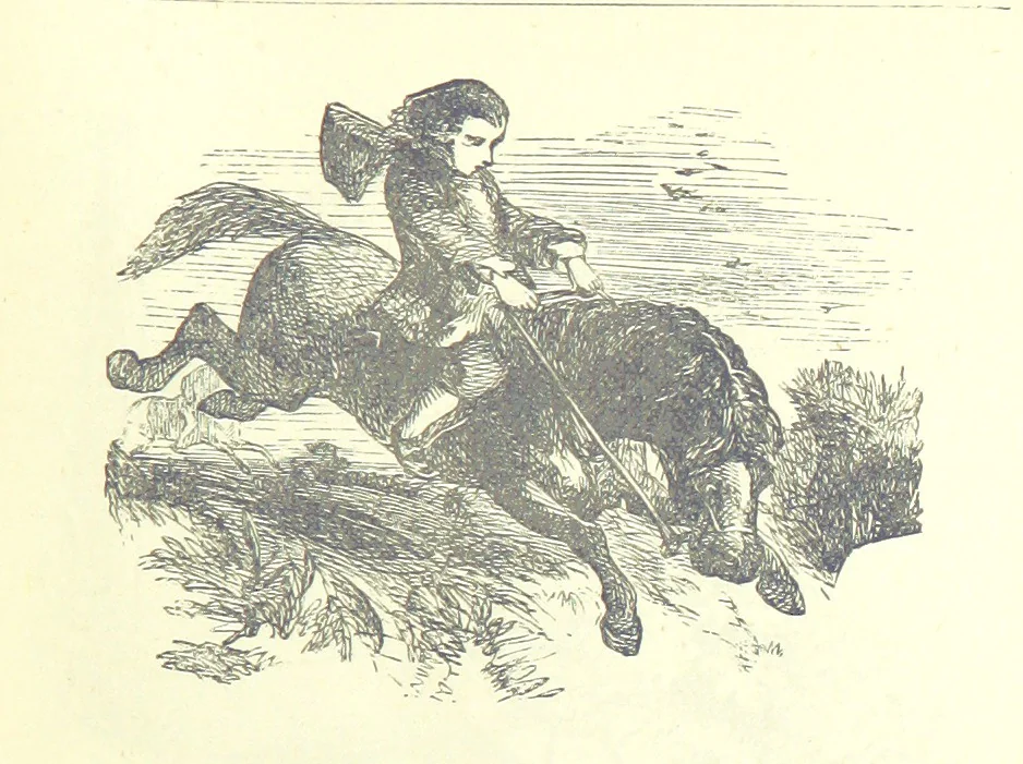 An illustration from Love Lyrics and Valentine Verses, for young and old. [E. M. Davies. With illustrations, 1875, leaf 577