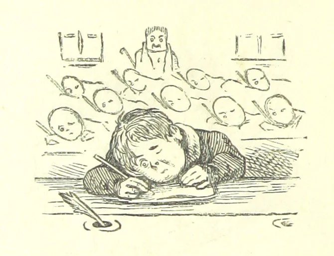 An illustration from Love Lyrics and Valentine Verses, for young and old. [E. M. Davies. With illustrations, 1875, leaf 588