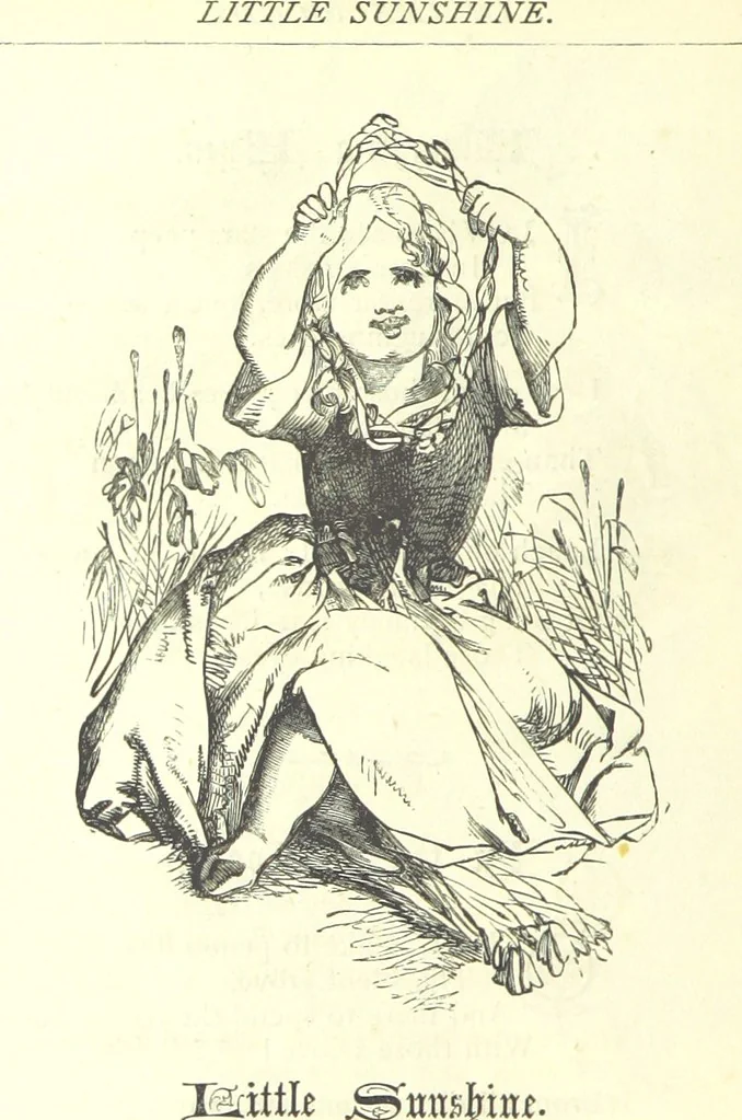 An illustration from Love Lyrics and Valentine Verses, for young and old. [E. M. Davies. With illustrations, 1875, leaf 598