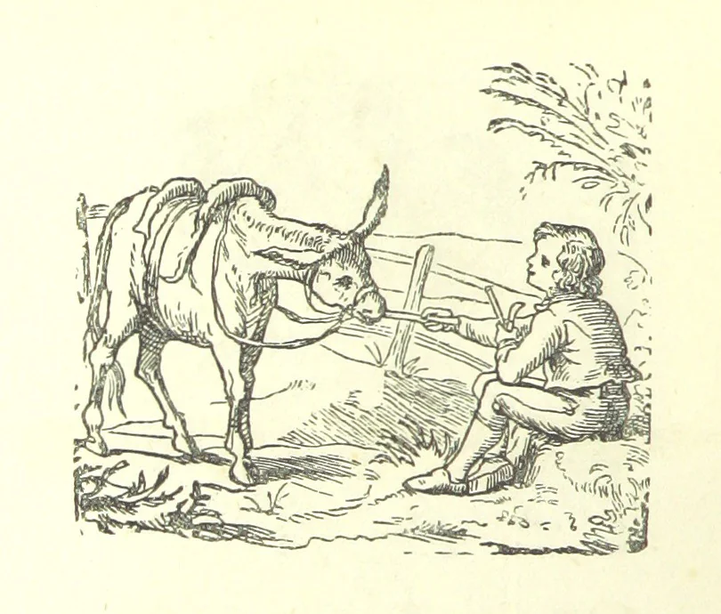 An illustration from Love Lyrics and Valentine Verses, for young and old. [E. M. Davies. With illustrations, 1875, leaf 604