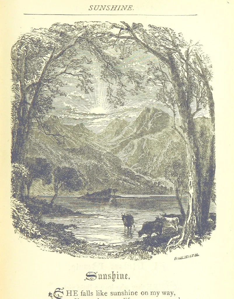 An illustration from Love Lyrics and Valentine Verses, for young and old. [E. M. Davies. With illustrations, 1875, leaf 79