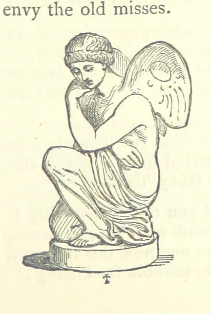 An illustration from Love Lyrics and Valentine Verses, for young and old. [E. M. Davies. With illustrations, 1875, leaf 91