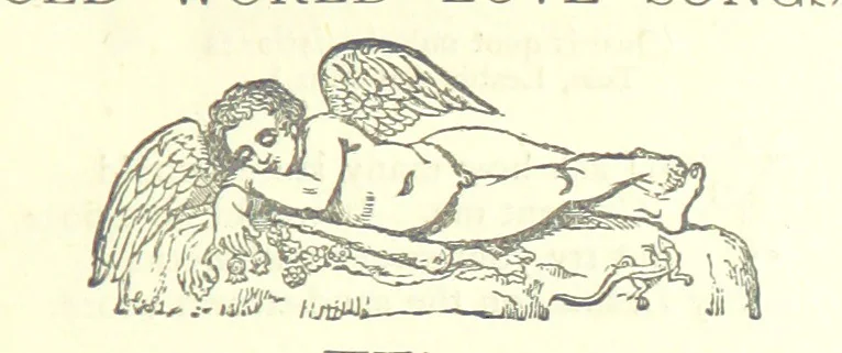 An illustration from Love Lyrics and Valentine Verses, for young and old. [E. M. Davies. With illustrations, 1875, leaf 91