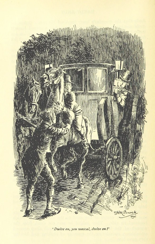 An illustration from Handy Andy, etc, 1896, leaf 144