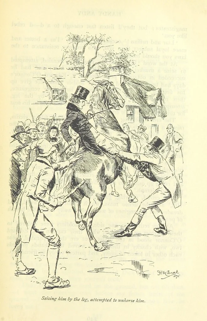 An illustration from Handy Andy, etc, 1896, leaf 271