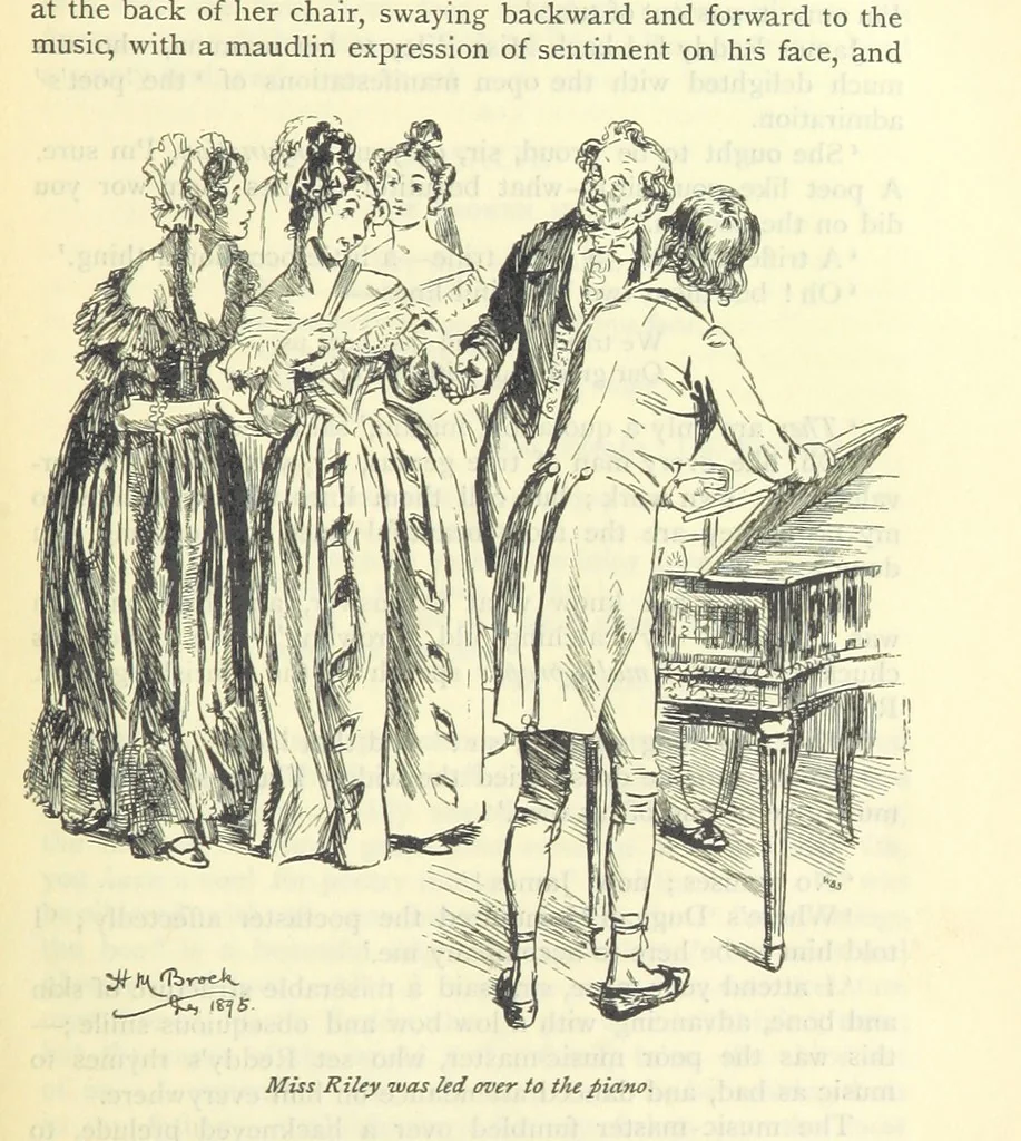 An illustration from Handy Andy, etc, 1896, leaf 285