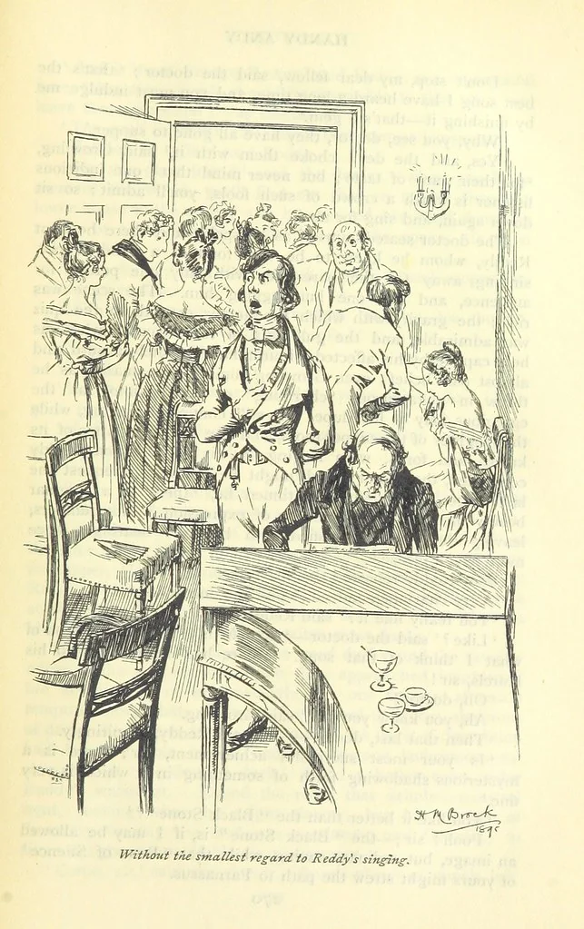 An illustration from Handy Andy, etc, 1896, leaf 295