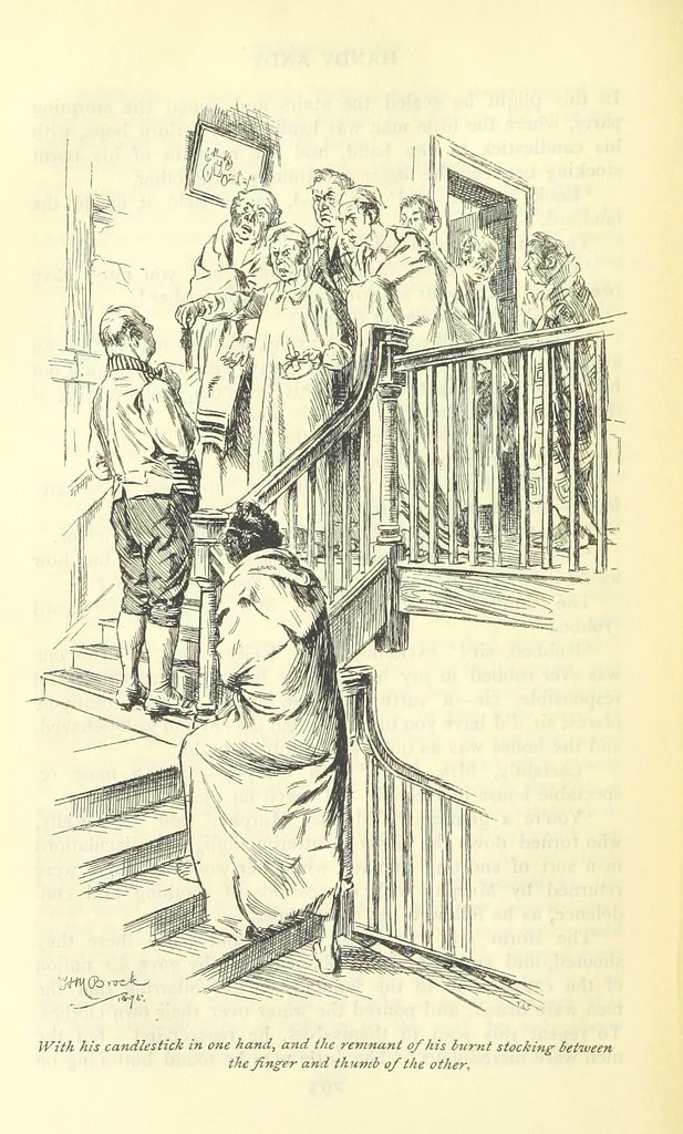 An illustration from Handy Andy, etc, 1896, leaf 320