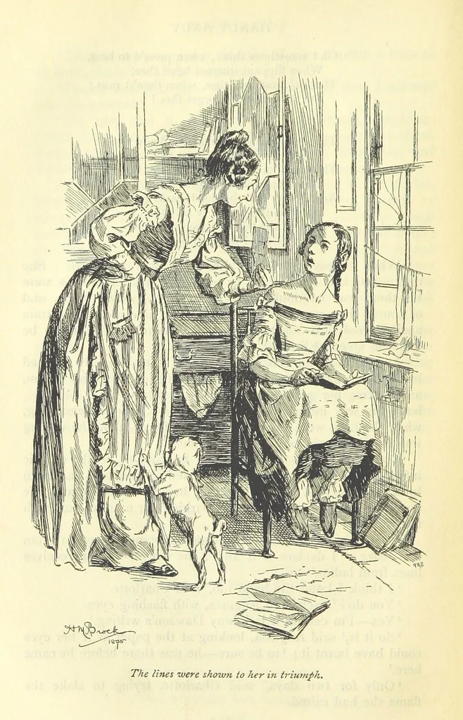 An illustration from Handy Andy, etc, 1896, leaf 340