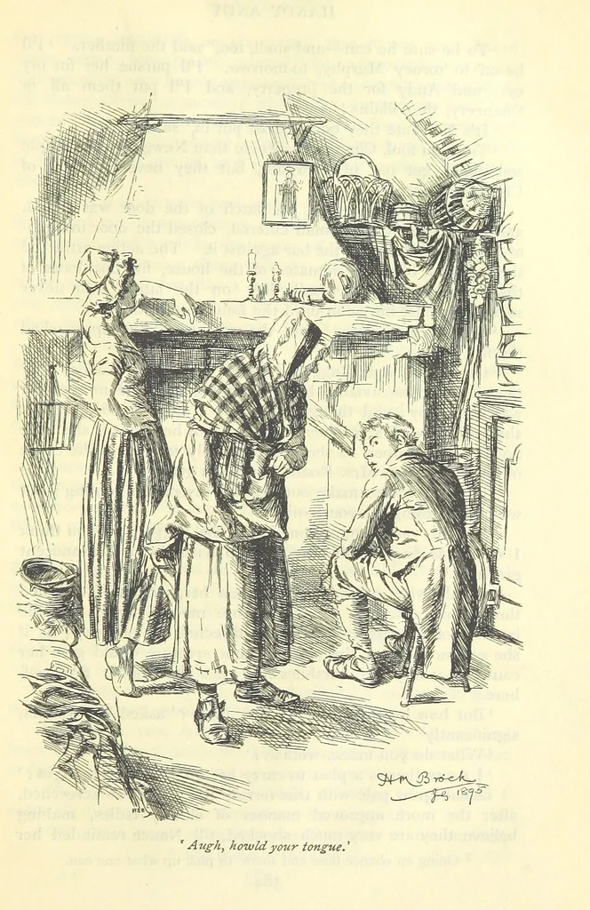 An illustration from Handy Andy, etc, 1896, leaf 409