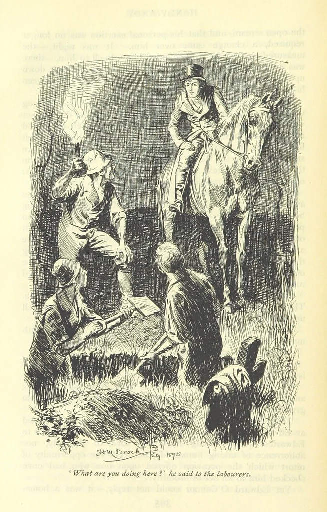 An illustration from Handy Andy, etc, 1896, leaf 422