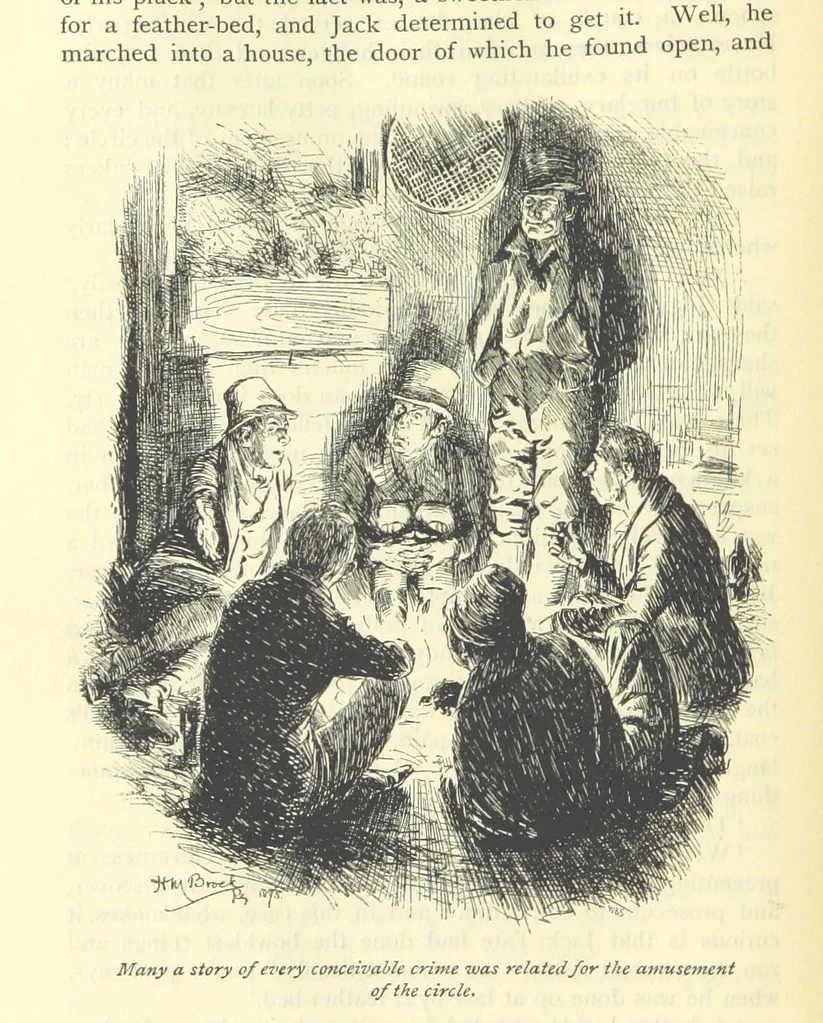 An illustration from Handy Andy, etc, 1896, leaf 430