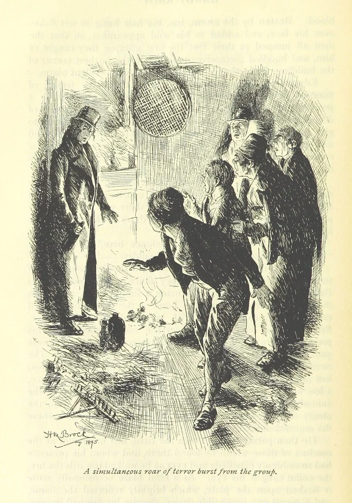 An illustration from Handy Andy, etc, 1896, leaf 442