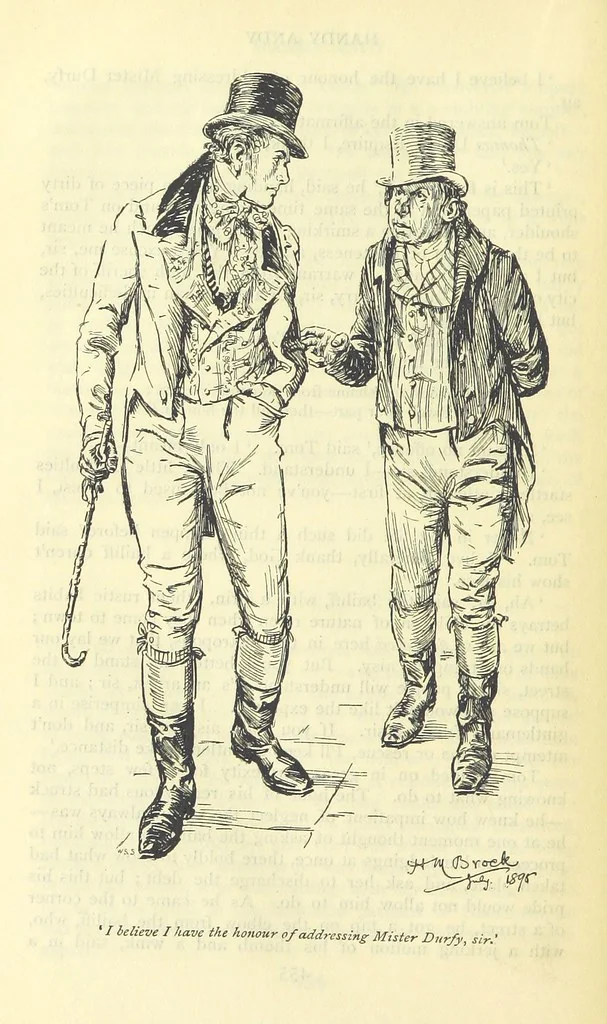 An illustration from Handy Andy, etc, 1896, leaf 482