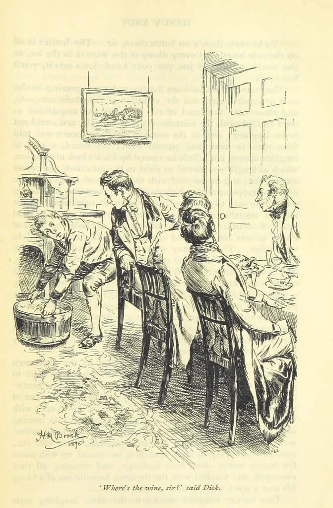 An illustration from Handy Andy, etc, 1896, leaf 501