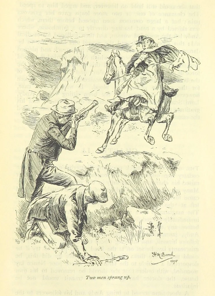 An illustration from Handy Andy, etc, 1896, leaf 535