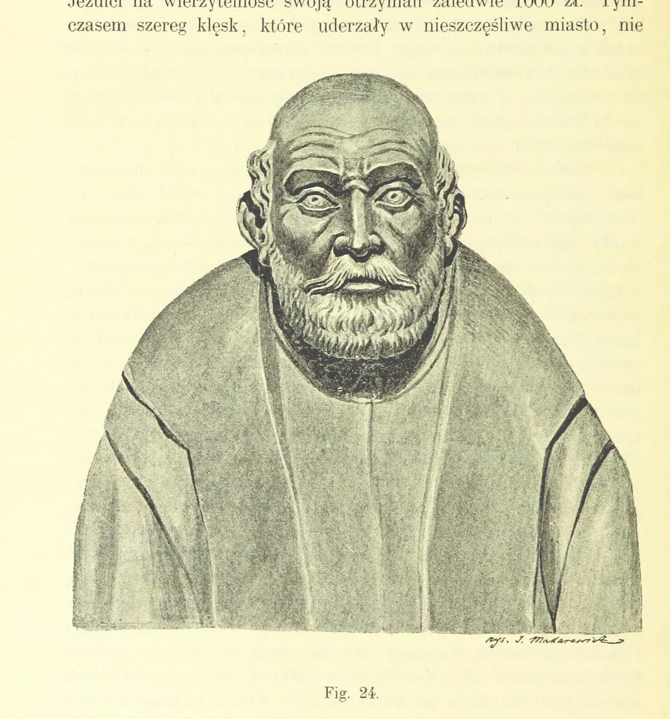 An illustration from Patrycyat i mieszczaństwo lwowskie w XVI. i. XVII. wieku. ... Wydanie drugie ... pomnożone, etc, 1892, leaf 106