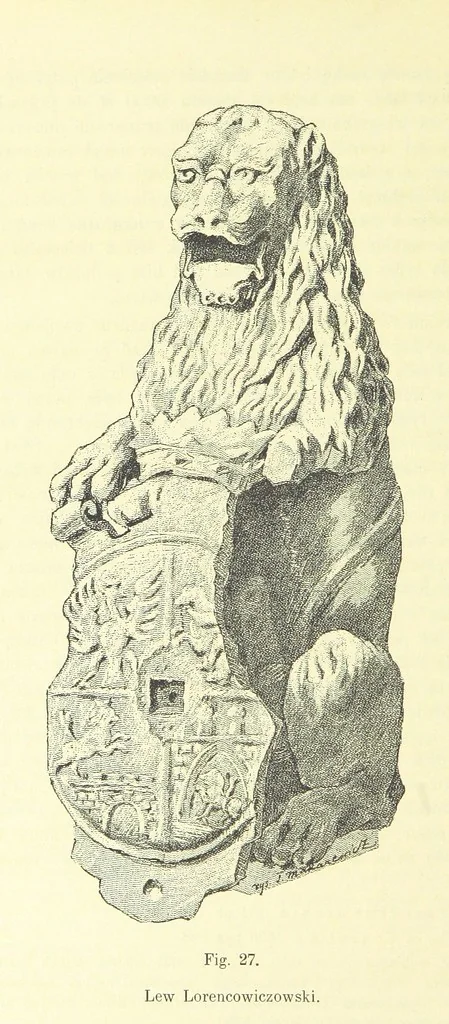 An illustration from Patrycyat i mieszczaństwo lwowskie w XVI. i. XVII. wieku. ... Wydanie drugie ... pomnożone, etc, 1892, leaf 118