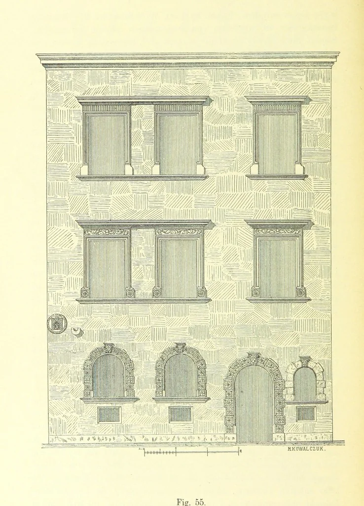 An illustration from Patrycyat i mieszczaństwo lwowskie w XVI. i. XVII. wieku. ... Wydanie drugie ... pomnożone, etc, 1892, leaf 222