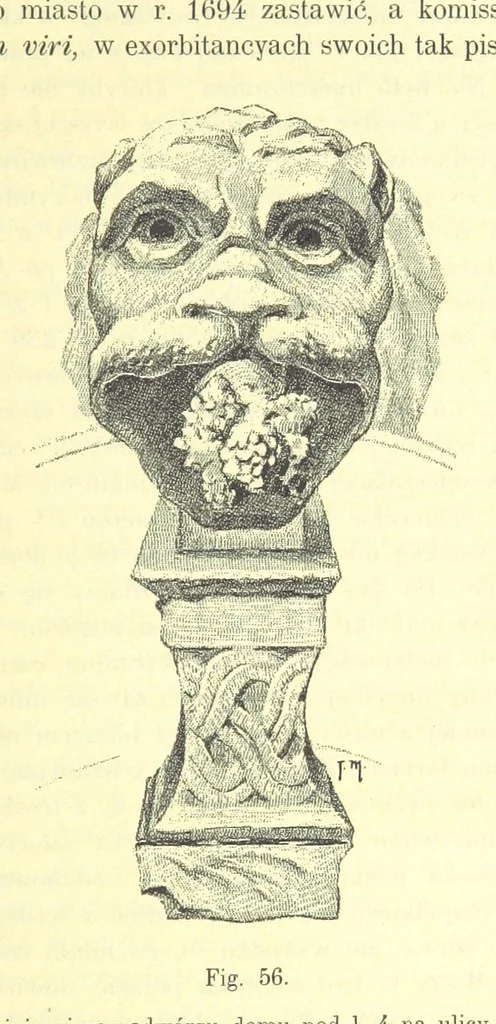 An illustration from Patrycyat i mieszczaństwo lwowskie w XVI. i. XVII. wieku. ... Wydanie drugie ... pomnożone, etc, 1892, leaf 225