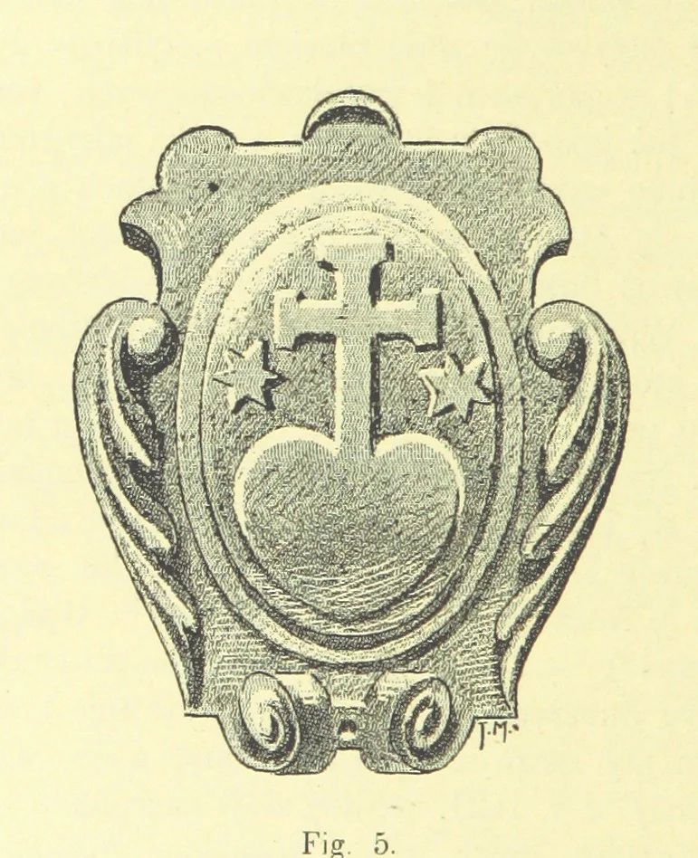 An illustration from Patrycyat i mieszczaństwo lwowskie w XVI. i. XVII. wieku. ... Wydanie drugie ... pomnożone, etc, 1892, leaf 30