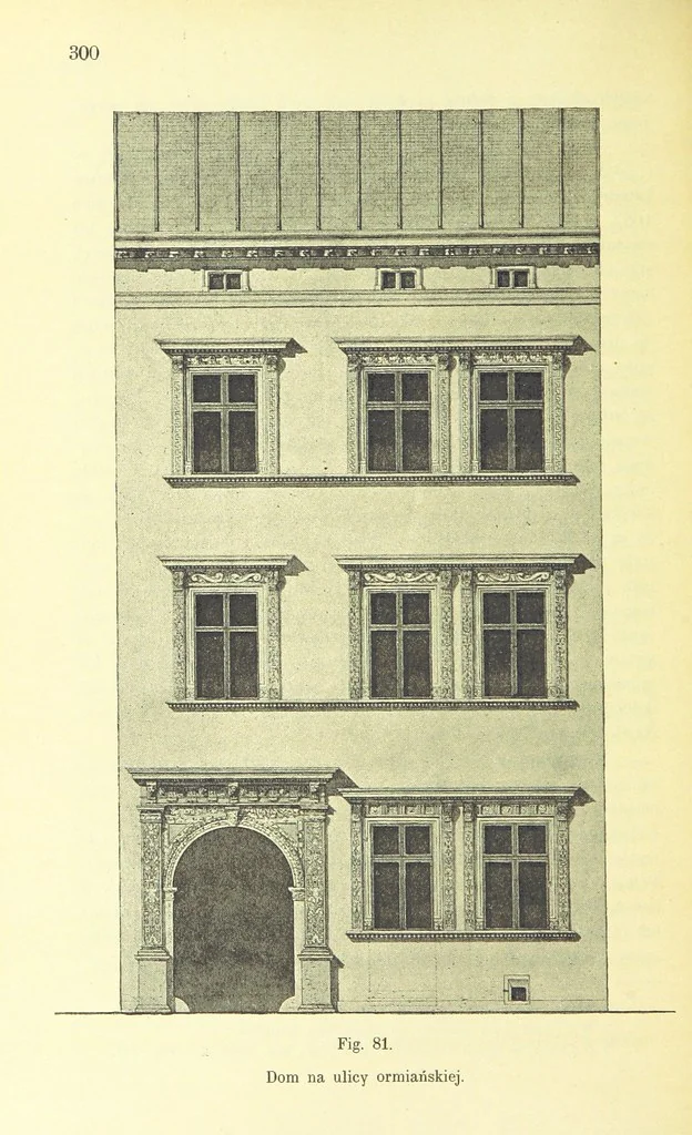 An illustration from Patrycyat i mieszczaństwo lwowskie w XVI. i. XVII. wieku. ... Wydanie drugie ... pomnożone, etc, 1892, leaf 314