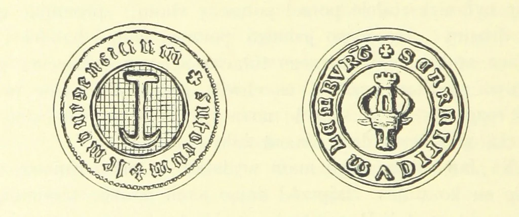 An illustration from Patrycyat i mieszczaństwo lwowskie w XVI. i. XVII. wieku. ... Wydanie drugie ... pomnożone, etc, 1892, leaf 382
