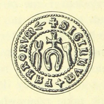 An illustration from Patrycyat i mieszczaństwo lwowskie w XVI. i. XVII. wieku. ... Wydanie drugie ... pomnożone, etc, 1892, leaf 390