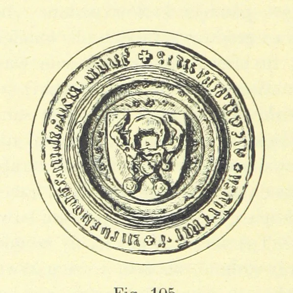 An illustration from Patrycyat i mieszczaństwo lwowskie w XVI. i. XVII. wieku. ... Wydanie drugie ... pomnożone, etc, 1892, leaf 394