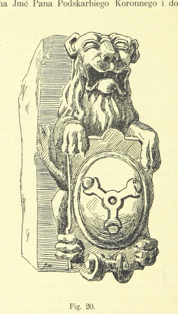 An illustration from Patrycyat i mieszczaństwo lwowskie w XVI. i. XVII. wieku. ... Wydanie drugie ... pomnożone, etc, 1892, leaf 90
