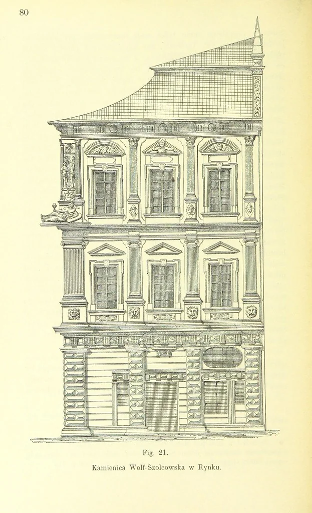 An illustration from Patrycyat i mieszczaństwo lwowskie w XVI. i. XVII. wieku. ... Wydanie drugie ... pomnożone, etc, 1892, leaf 94