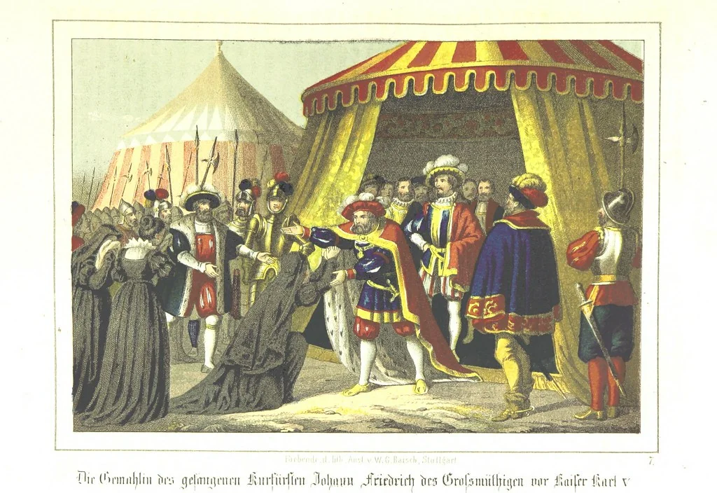 An illustration from Deutschlands letztere drei Jahrhunderte, oder: des deutschen Volkes Gedenk-Buch an seiner Väter Schicksale und Leiden seit drei Jahrhunderten, etc, 1858, leaf 135