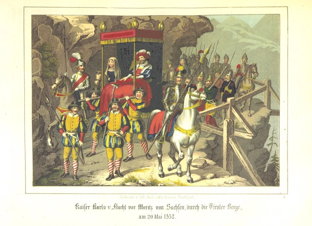 An illustration from Deutschlands letztere drei Jahrhunderte, oder: des deutschen Volkes Gedenk-Buch an seiner Väter Schicksale und Leiden seit drei Jahrhunderten, etc, 1858, leaf 143