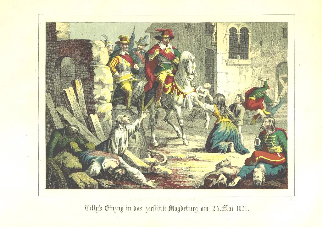 An illustration from Deutschlands letztere drei Jahrhunderte, oder: des deutschen Volkes Gedenk-Buch an seiner Väter Schicksale und Leiden seit drei Jahrhunderten, etc, 1858, leaf 245