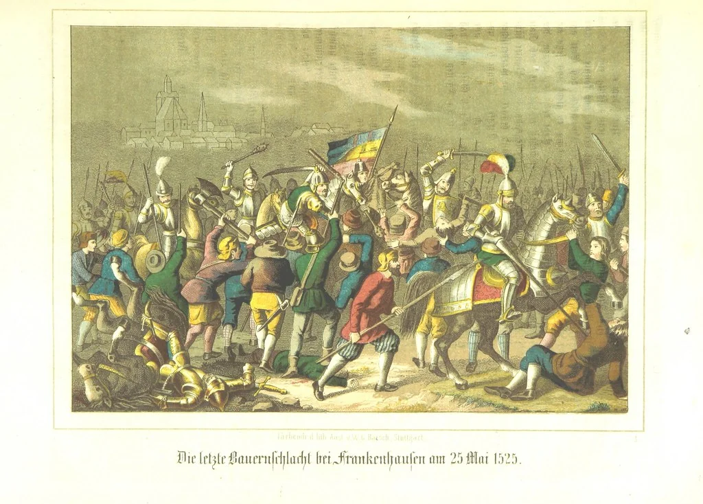 An illustration from Deutschlands letztere drei Jahrhunderte, oder: des deutschen Volkes Gedenk-Buch an seiner Väter Schicksale und Leiden seit drei Jahrhunderten, etc, 1858, leaf 77