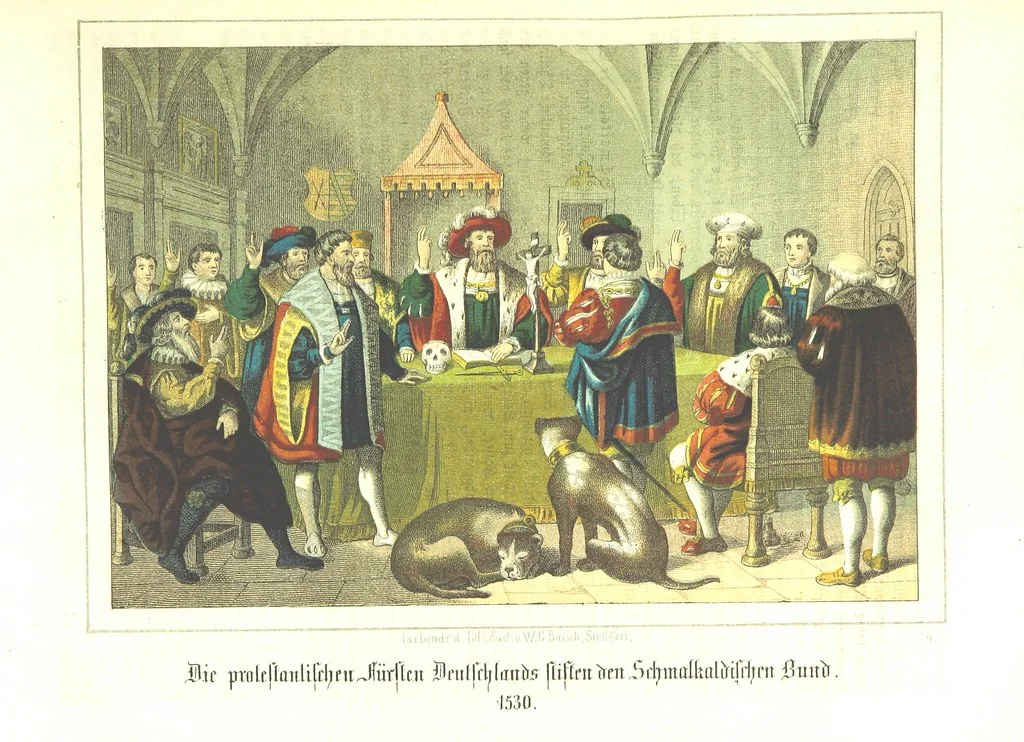 An illustration from Deutschlands letztere drei Jahrhunderte, oder: des deutschen Volkes Gedenk-Buch an seiner Väter Schicksale und Leiden seit drei Jahrhunderten, etc, 1858, leaf 99