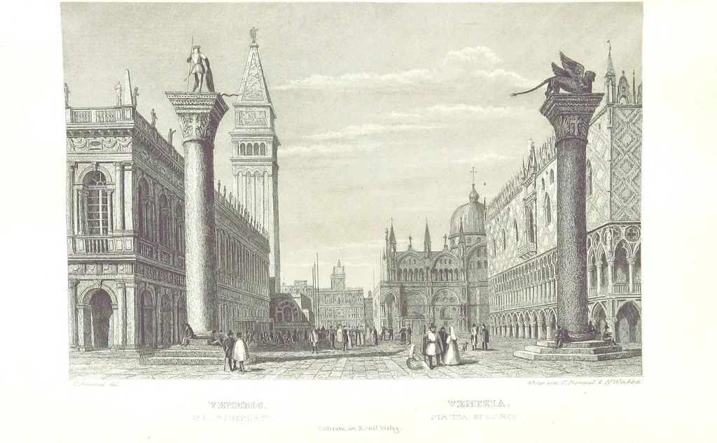 An illustration from C. Frommel's pittoreskes Italien. Nach dessen Original-Gemälden und Zeichnungen. Die Scenen aus dem Volksleben nach Zeichnungen von Catel, Gail, Goetzloff, Mosbrugger, Weller, Pinelli, etc. In Stahl gestochen von C. Frommel und H. Winkler. Text für Ober-Italien von W. von Lüdemann, Unter-Italien von C. Witte, etc, 1840, leaf 127
