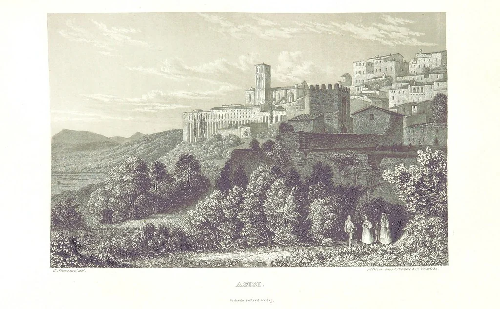 An illustration from C. Frommel's pittoreskes Italien. Nach dessen Original-Gemälden und Zeichnungen. Die Scenen aus dem Volksleben nach Zeichnungen von Catel, Gail, Goetzloff, Mosbrugger, Weller, Pinelli, etc. In Stahl gestochen von C. Frommel und H. Winkler. Text für Ober-Italien von W. von Lüdemann, Unter-Italien von C. Witte, etc, 1840, leaf 355