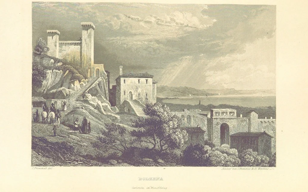 An illustration from C. Frommel's pittoreskes Italien. Nach dessen Original-Gemälden und Zeichnungen. Die Scenen aus dem Volksleben nach Zeichnungen von Catel, Gail, Goetzloff, Mosbrugger, Weller, Pinelli, etc. In Stahl gestochen von C. Frommel und H. Winkler. Text für Ober-Italien von W. von Lüdemann, Unter-Italien von C. Witte, etc, 1840, leaf 379