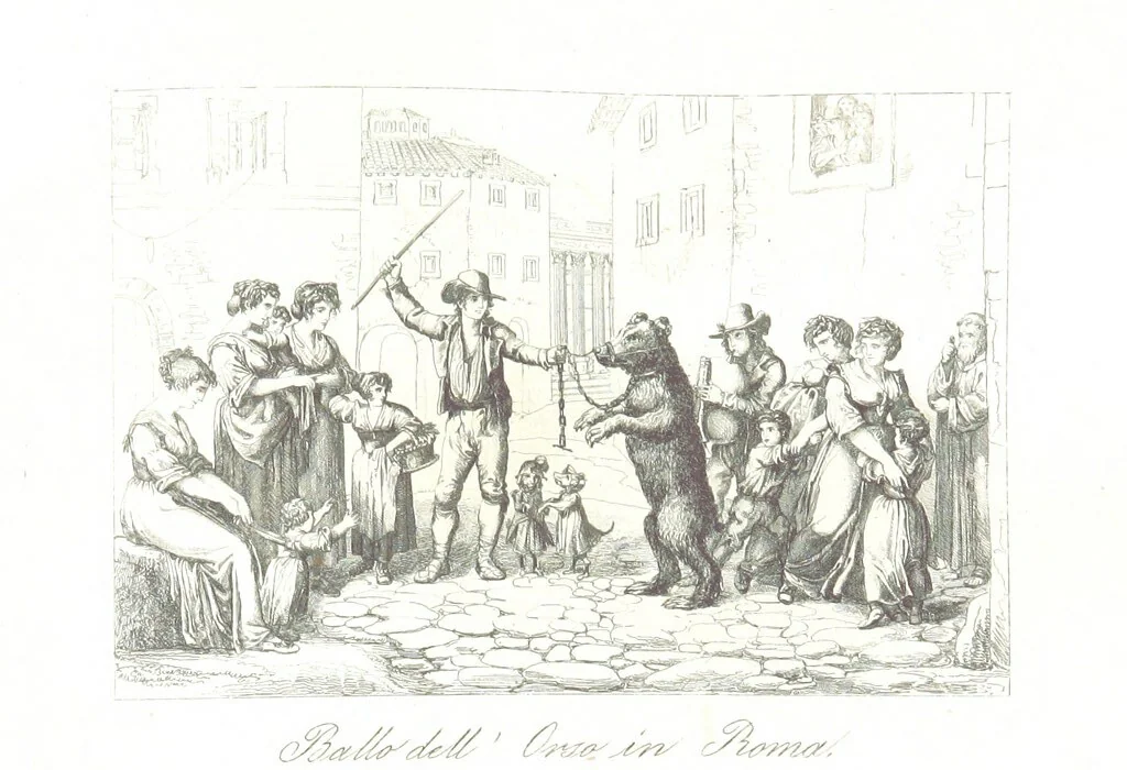 An illustration from C. Frommel's pittoreskes Italien. Nach dessen Original-Gemälden und Zeichnungen. Die Scenen aus dem Volksleben nach Zeichnungen von Catel, Gail, Goetzloff, Mosbrugger, Weller, Pinelli, etc. In Stahl gestochen von C. Frommel und H. Winkler. Text für Ober-Italien von W. von Lüdemann, Unter-Italien von C. Witte, etc, 1840, leaf 417