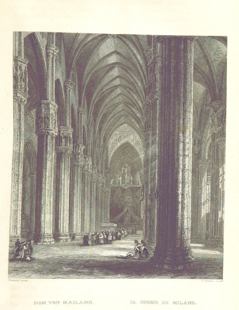 An illustration from C. Frommel's pittoreskes Italien. Nach dessen Original-Gemälden und Zeichnungen. Die Scenen aus dem Volksleben nach Zeichnungen von Catel, Gail, Goetzloff, Mosbrugger, Weller, Pinelli, etc. In Stahl gestochen von C. Frommel und H. Winkler. Text für Ober-Italien von W. von Lüdemann, Unter-Italien von C. Witte, etc, 1840, leaf 47