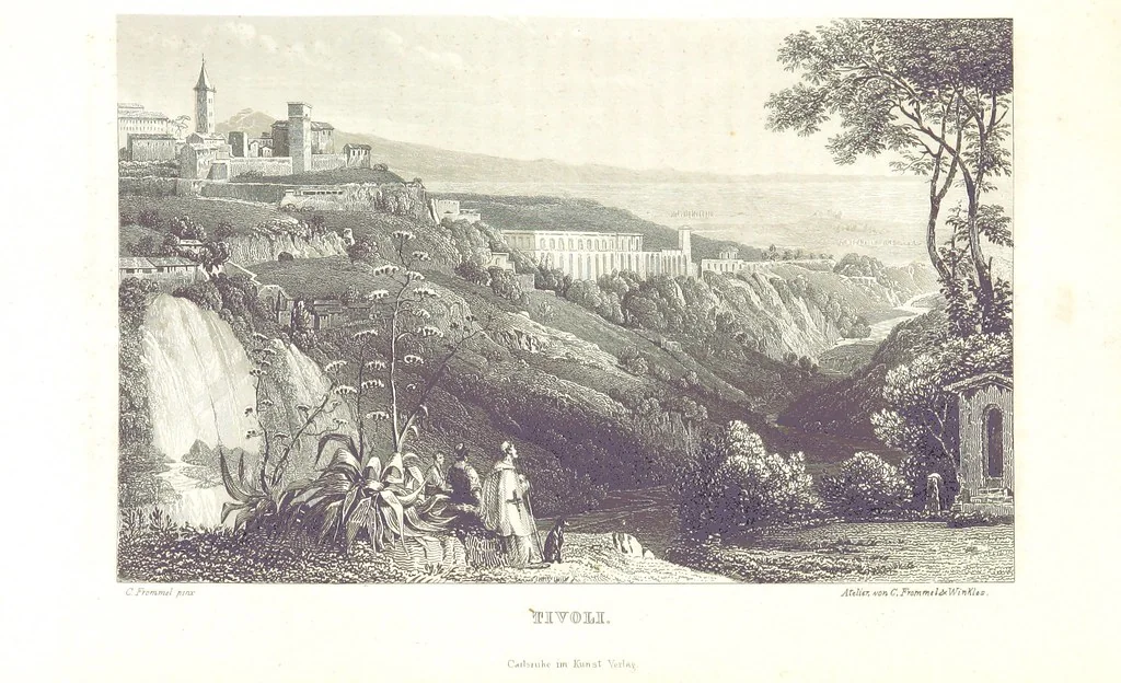 An illustration from C. Frommel's pittoreskes Italien. Nach dessen Original-Gemälden und Zeichnungen. Die Scenen aus dem Volksleben nach Zeichnungen von Catel, Gail, Goetzloff, Mosbrugger, Weller, Pinelli, etc. In Stahl gestochen von C. Frommel und H. Winkler. Text für Ober-Italien von W. von Lüdemann, Unter-Italien von C. Witte, etc, 1840, leaf 517