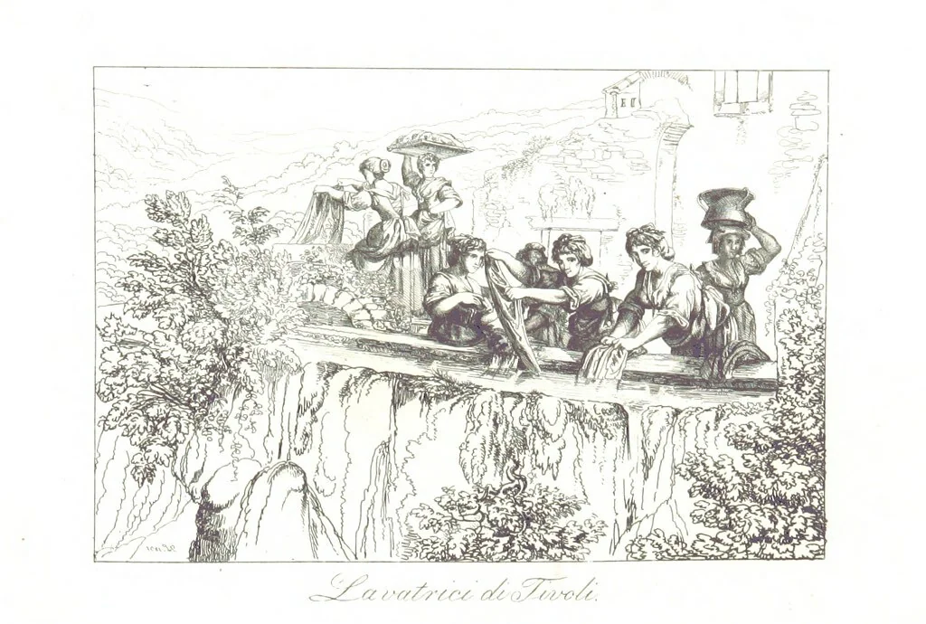 An illustration from C. Frommel's pittoreskes Italien. Nach dessen Original-Gemälden und Zeichnungen. Die Scenen aus dem Volksleben nach Zeichnungen von Catel, Gail, Goetzloff, Mosbrugger, Weller, Pinelli, etc. In Stahl gestochen von C. Frommel und H. Winkler. Text für Ober-Italien von W. von Lüdemann, Unter-Italien von C. Witte, etc, 1840, leaf 529