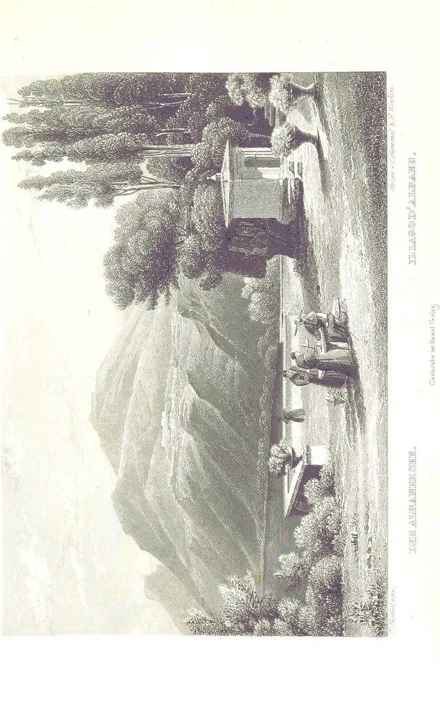 An illustration from C. Frommel's pittoreskes Italien. Nach dessen Original-Gemälden und Zeichnungen. Die Scenen aus dem Volksleben nach Zeichnungen von Catel, Gail, Goetzloff, Mosbrugger, Weller, Pinelli, etc. In Stahl gestochen von C. Frommel und H. Winkler. Text für Ober-Italien von W. von Lüdemann, Unter-Italien von C. Witte, etc, 1840, leaf 543