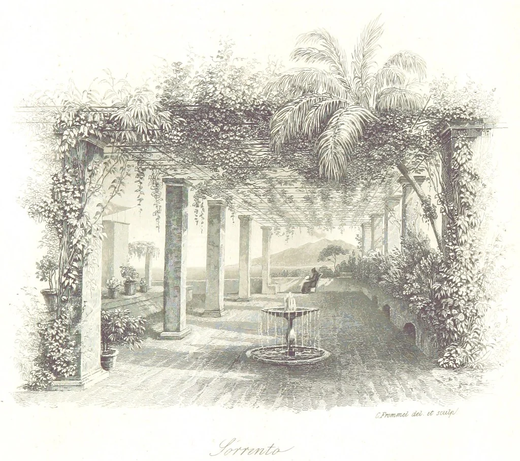 An illustration from C. Frommel's pittoreskes Italien. Nach dessen Original-Gemälden und Zeichnungen. Die Scenen aus dem Volksleben nach Zeichnungen von Catel, Gail, Goetzloff, Mosbrugger, Weller, Pinelli, etc. In Stahl gestochen von C. Frommel und H. Winkler. Text für Ober-Italien von W. von Lüdemann, Unter-Italien von C. Witte, etc, 1840, leaf 567
