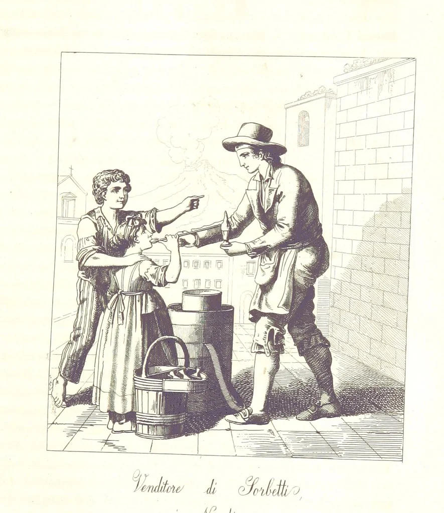An illustration from C. Frommel's pittoreskes Italien. Nach dessen Original-Gemälden und Zeichnungen. Die Scenen aus dem Volksleben nach Zeichnungen von Catel, Gail, Goetzloff, Mosbrugger, Weller, Pinelli, etc. In Stahl gestochen von C. Frommel und H. Winkler. Text für Ober-Italien von W. von Lüdemann, Unter-Italien von C. Witte, etc, 1840, leaf 625