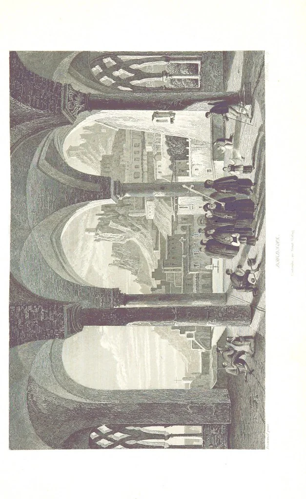 An illustration from C. Frommel's pittoreskes Italien. Nach dessen Original-Gemälden und Zeichnungen. Die Scenen aus dem Volksleben nach Zeichnungen von Catel, Gail, Goetzloff, Mosbrugger, Weller, Pinelli, etc. In Stahl gestochen von C. Frommel und H. Winkler. Text für Ober-Italien von W. von Lüdemann, Unter-Italien von C. Witte, etc, 1840, leaf 779