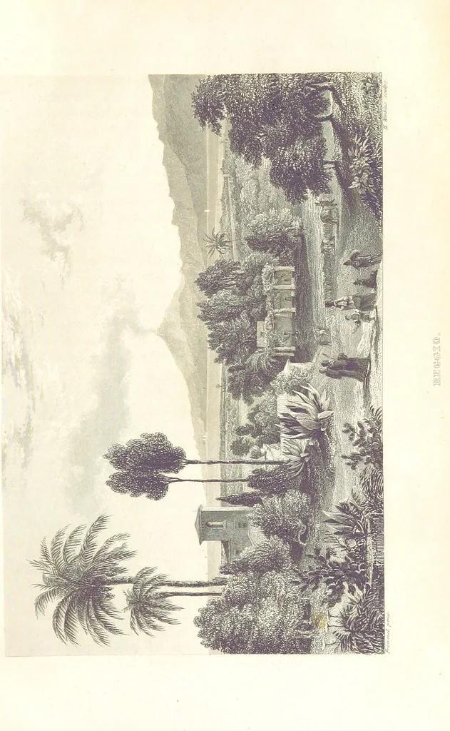 An illustration from C. Frommel's pittoreskes Italien. Nach dessen Original-Gemälden und Zeichnungen. Die Scenen aus dem Volksleben nach Zeichnungen von Catel, Gail, Goetzloff, Mosbrugger, Weller, Pinelli, etc. In Stahl gestochen von C. Frommel und H. Winkler. Text für Ober-Italien von W. von Lüdemann, Unter-Italien von C. Witte, etc, 1840, leaf 795