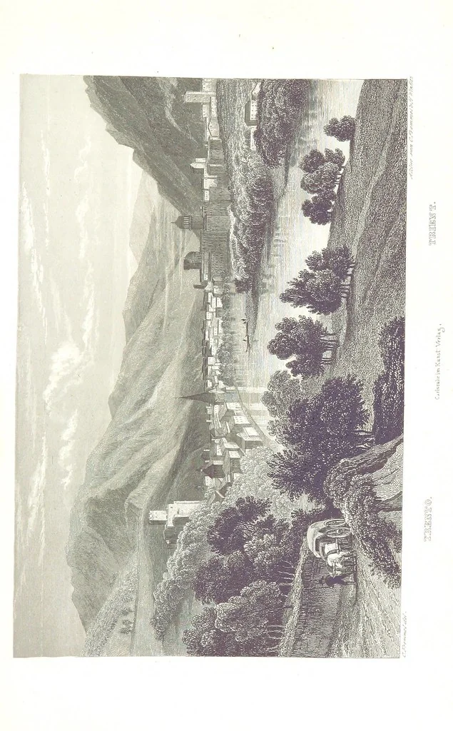An illustration from C. Frommel's pittoreskes Italien. Nach dessen Original-Gemälden und Zeichnungen. Die Scenen aus dem Volksleben nach Zeichnungen von Catel, Gail, Goetzloff, Mosbrugger, Weller, Pinelli, etc. In Stahl gestochen von C. Frommel und H. Winkler. Text für Ober-Italien von W. von Lüdemann, Unter-Italien von C. Witte, etc, 1840, leaf 83
