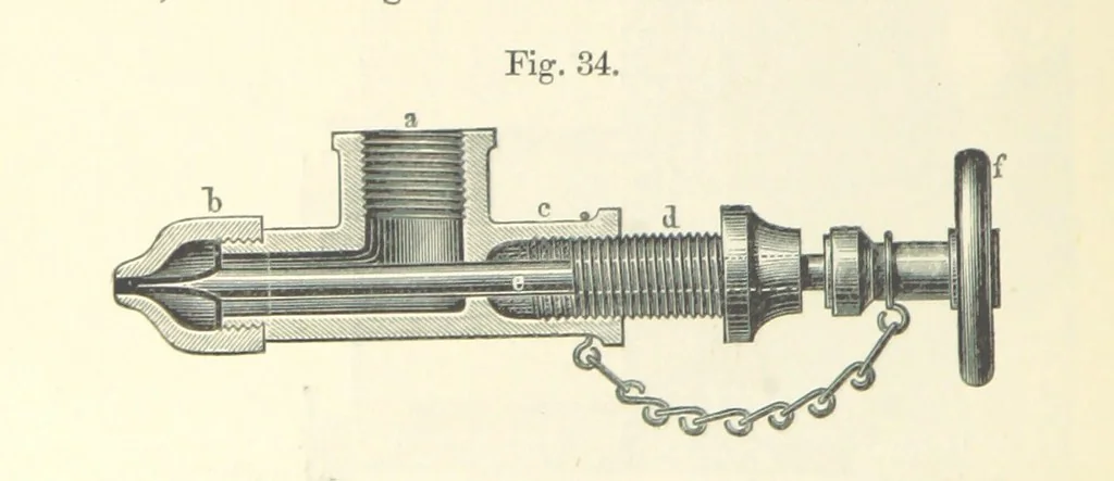 An illustration from A treatise on the distillation of Coal-Tar and Ammoniacal Liquor, and the separation from them of valuable products. [Translated from the German, 1882, leaf 214